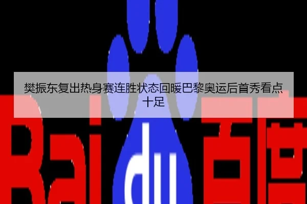 樊振东复出热身赛连胜状态回暖巴黎奥运后首秀看点十足